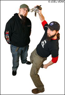 Louis Scheele (left) and director Mike Pecci Louis Scheele (left) and director Mike Pecci