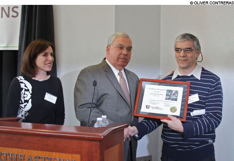 Jose Eusebio Ortiz with mayor Tom Menino Jose Eusebio Ortiz with mayor Tom Menino