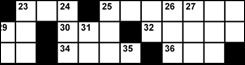 Crossword: ''Game theory''