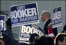 STREET FIGHT: Booker gets called a litany of slurs