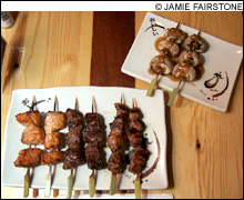 YAKITORI: Japanese tapas.