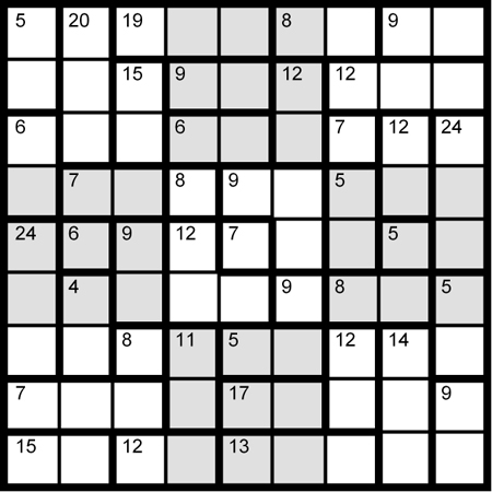 Psycho Sudoku: Sum Sudoku