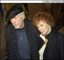 UNDIRECTED: Robert Altman (here with wife Kathryn Reed) said that working with Streep was 